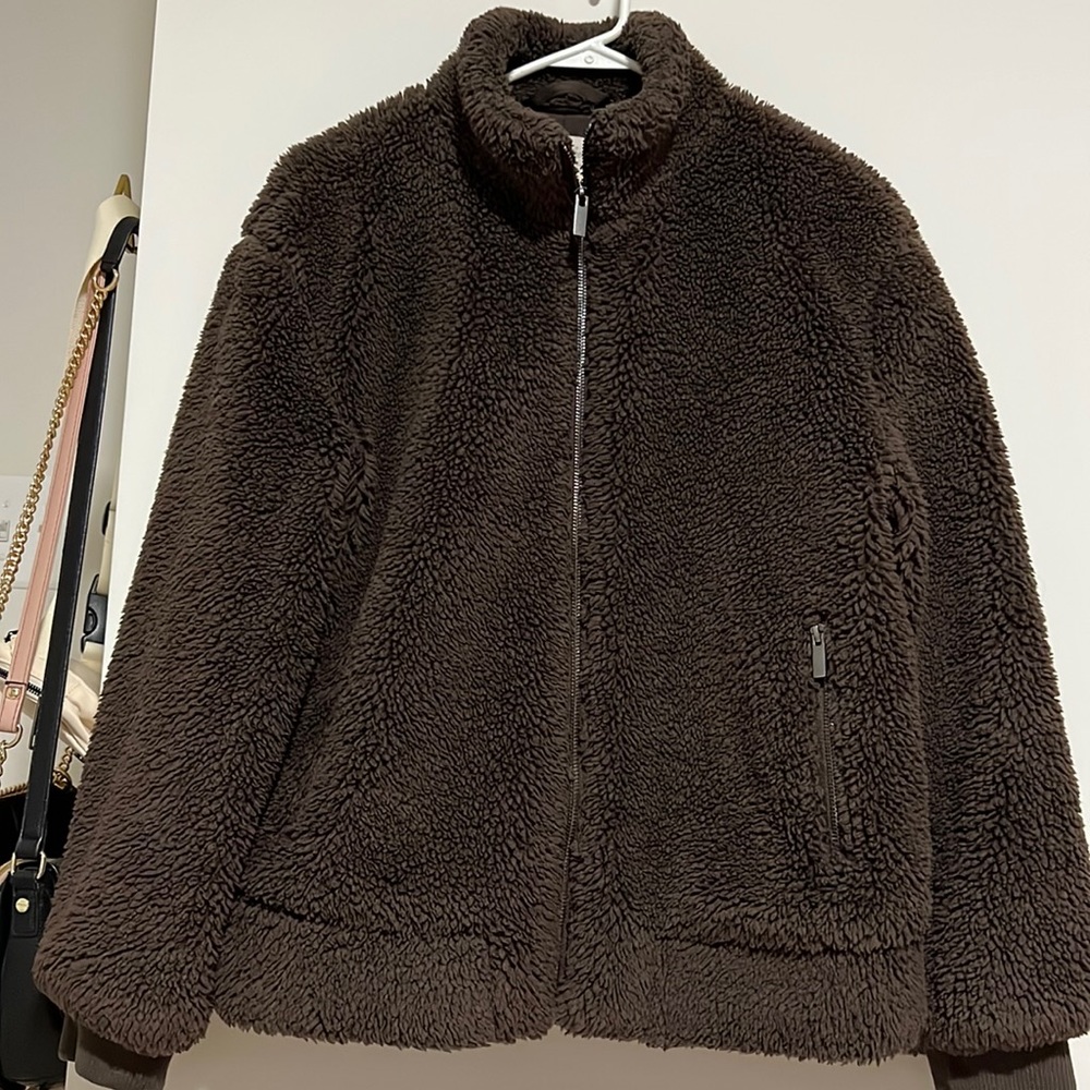 Universal Thread Brown Bear Jacket Women’s Size Medium